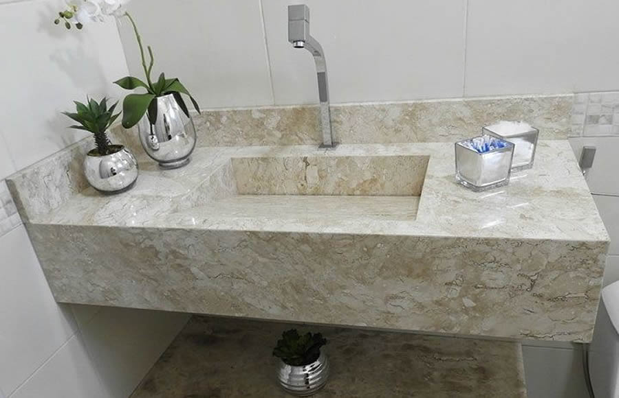 Você está visualizando atualmente Pia de mármore para banheiro: elegância e durabilidade